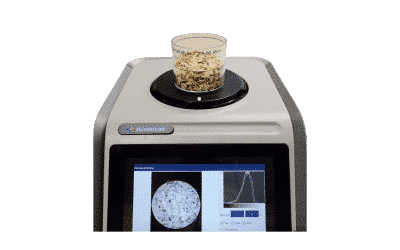 Colour determination of oat flakes