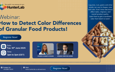 Webinar – Colour control of granular foods
